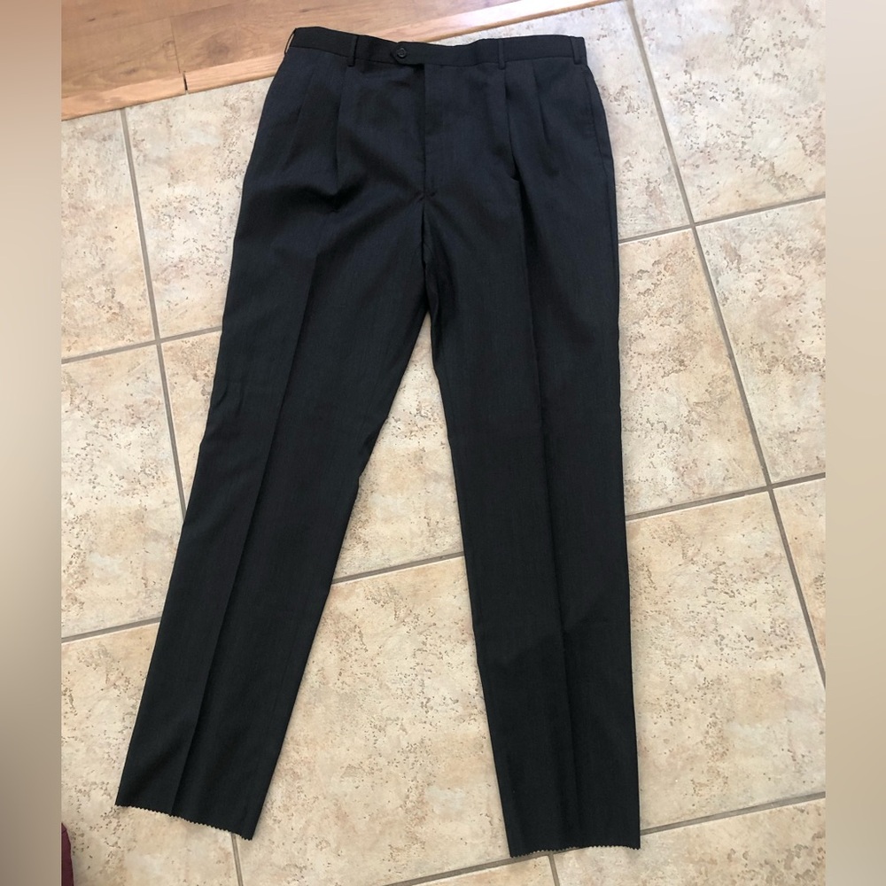 Signature Black Dress Pants Classic Tailored Fit